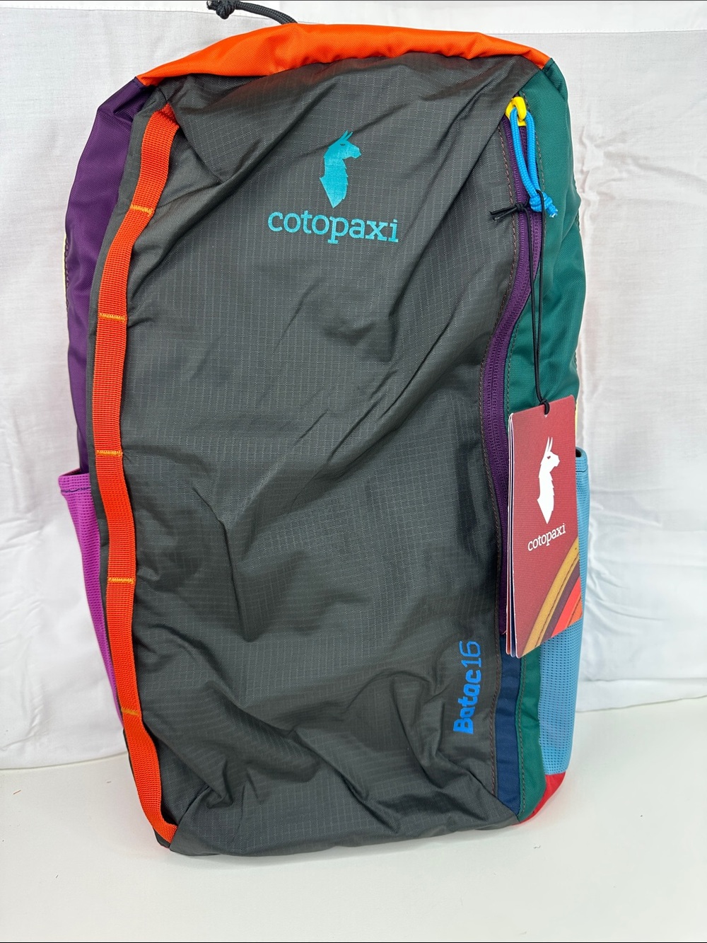 Cotopaxi Batac Del Día 16L Backpack One-of-a-Kind Multicolor Lightweight Daypack